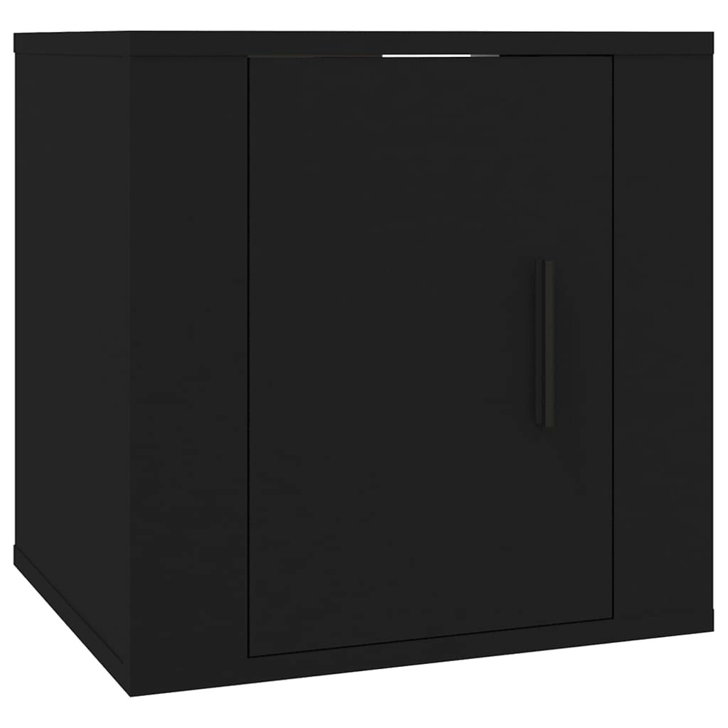 Wall Mounted TV Cabinet Black 40x34.5x40 cm 816642