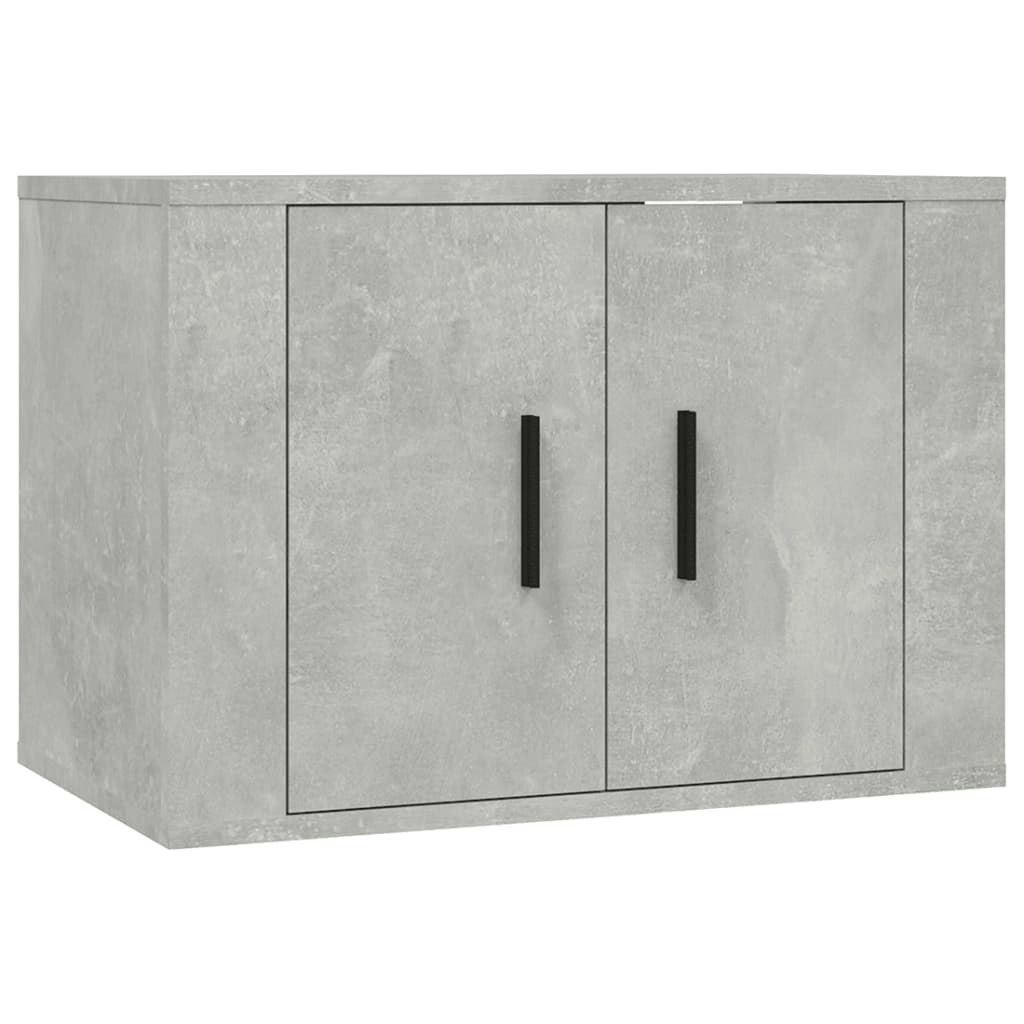 Wall Mounted TV Cabinet Concrete Grey 57x34.5x40 cm 816620