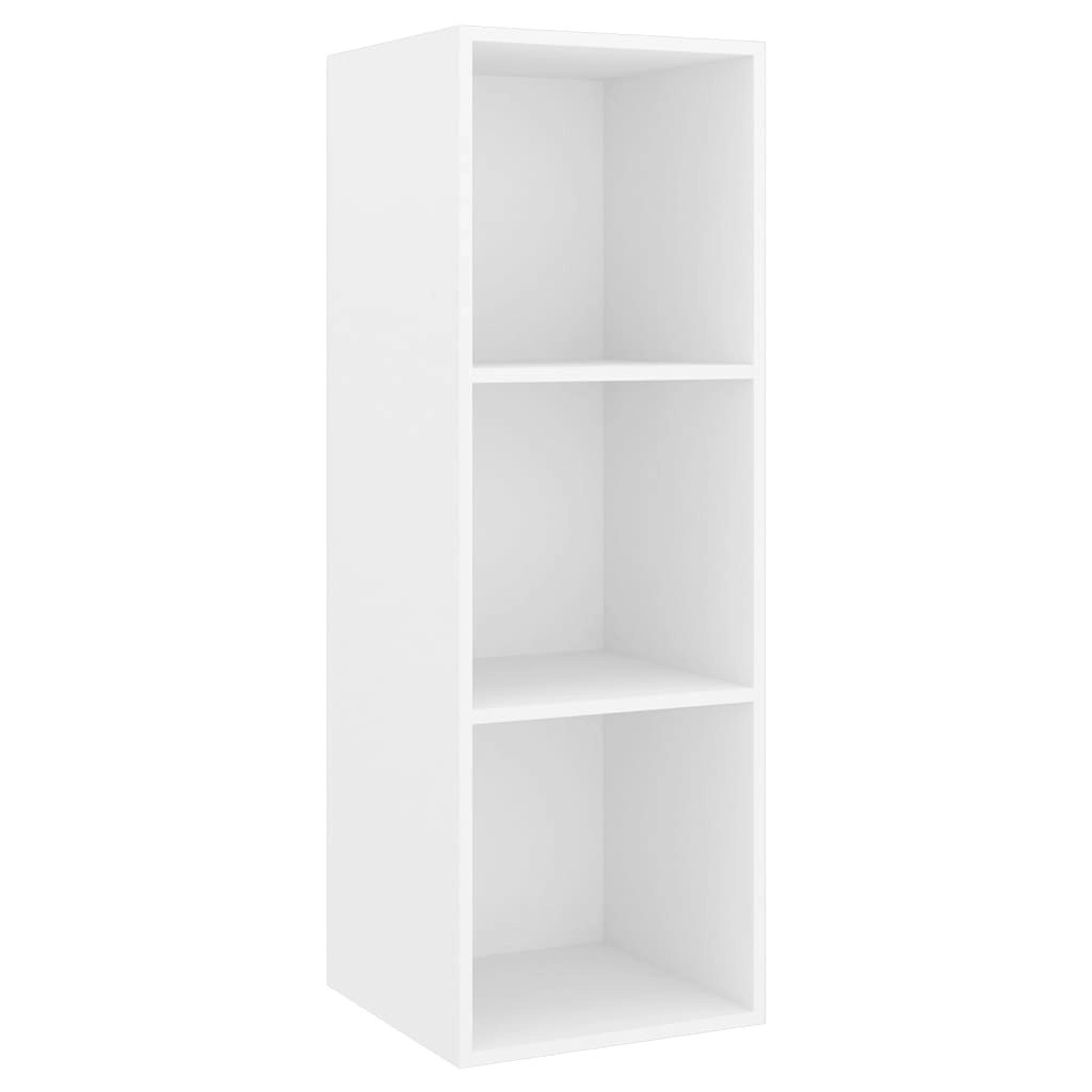 Wall-mounted TV Cabinet White 37x37x107 cm Engineered Wood 805480