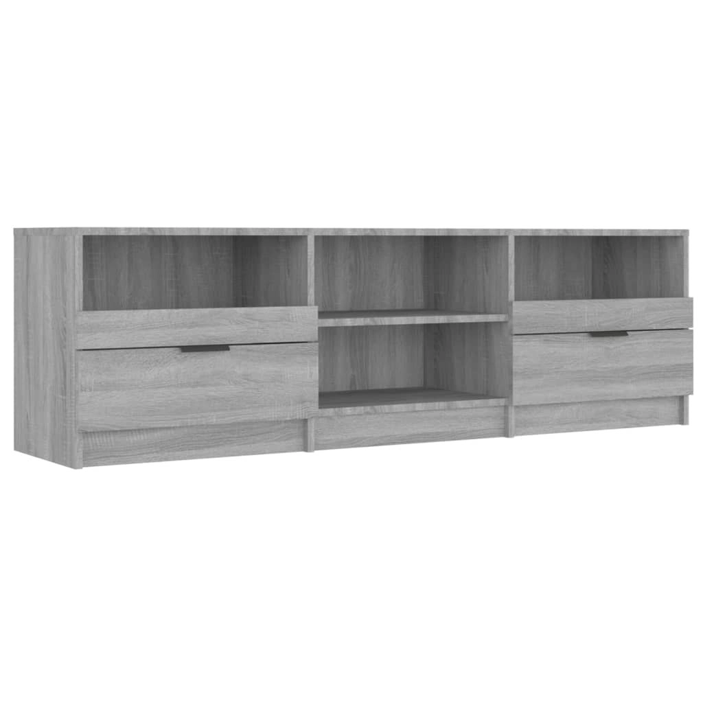 TV Cabinet Grey Sonoma 150x33.5x45 cm Engineered Wood 817115