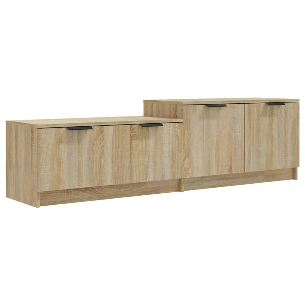 TV Cabinet Sonoma Oak 158.5x36x45 cm Engineered Wood 811487