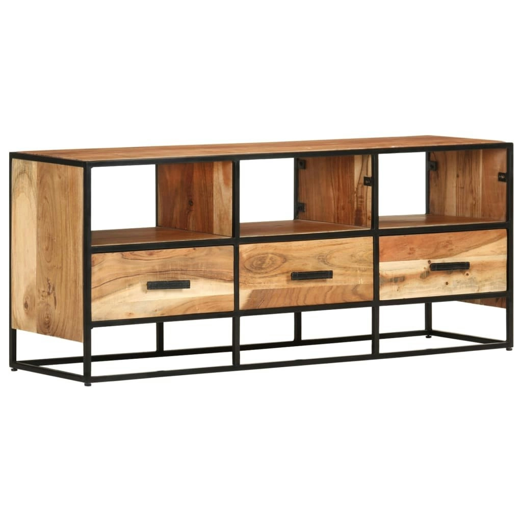 TV Cabinet 110x30x45 cm Solid Acacia Wood 327448