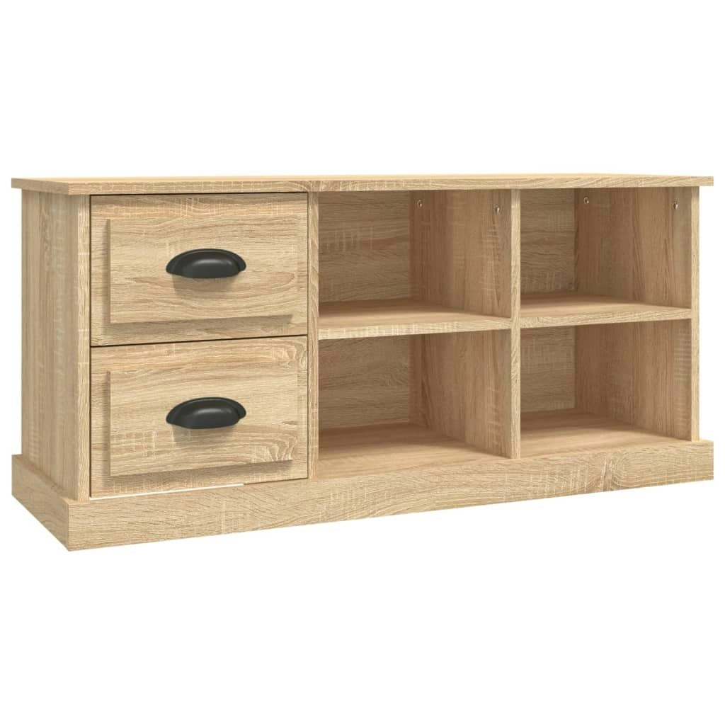 TV Cabinet Sonoma Oak 102x35.5x47.5 cm Engineered Wood 816179