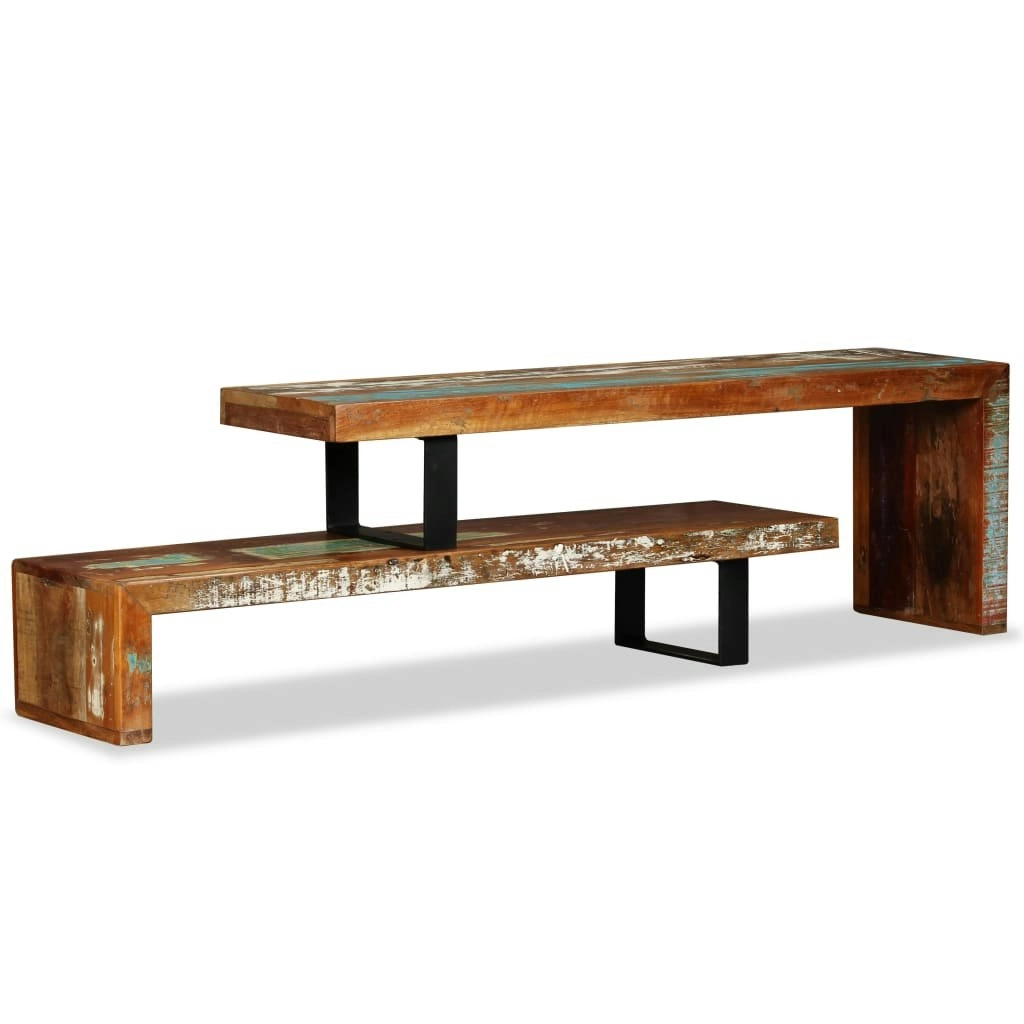 TV Stand Solid Reclaimed Wood 244582