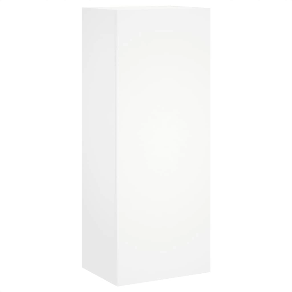 TV Wall Cabinet White 40.5x30x102 cm Engineered Wood 836931