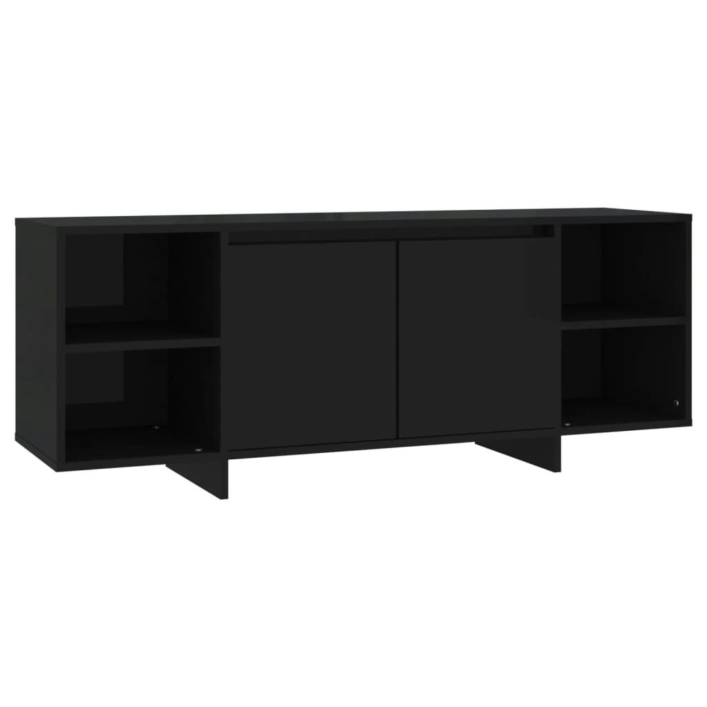 TV Cabinet Black 130x35x50 cm Engineered Wood 809585