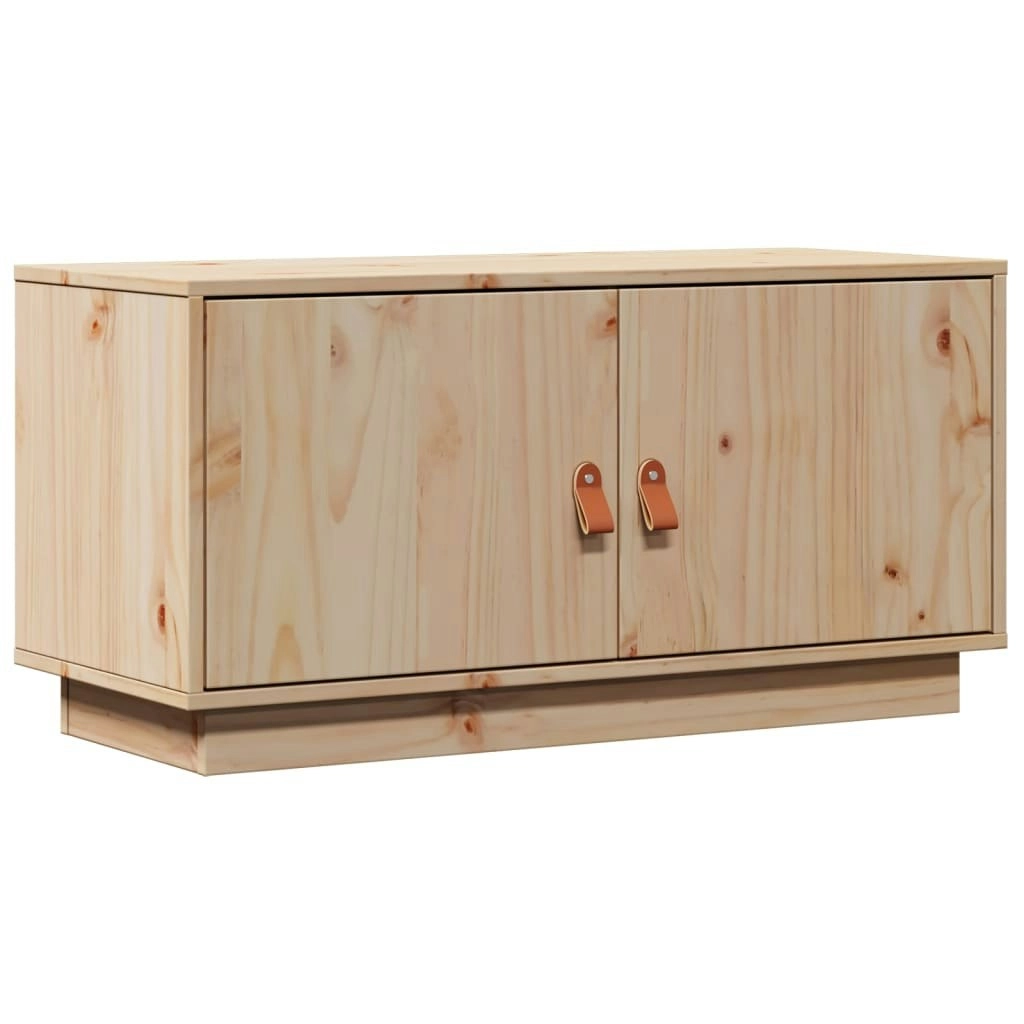 TV Cabinet 80x34x40 cm Solid Wood Pine 818230