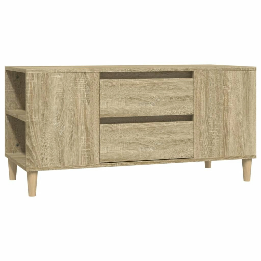 TV Cabinet Sonoma Oak 102x44.5x50 cm Engineered Wood 819599