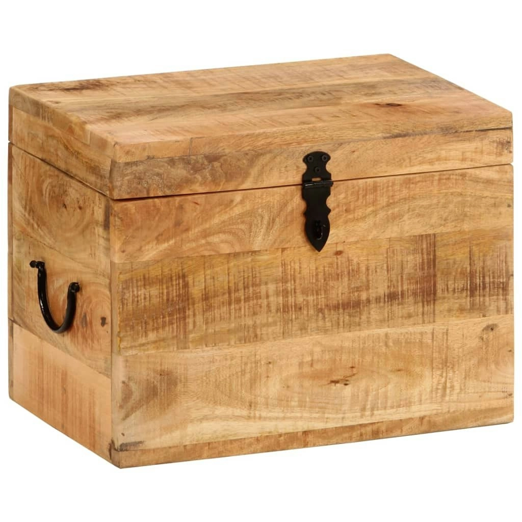 Storage Box 39x28x31 cm Solid Wood Mango 338483