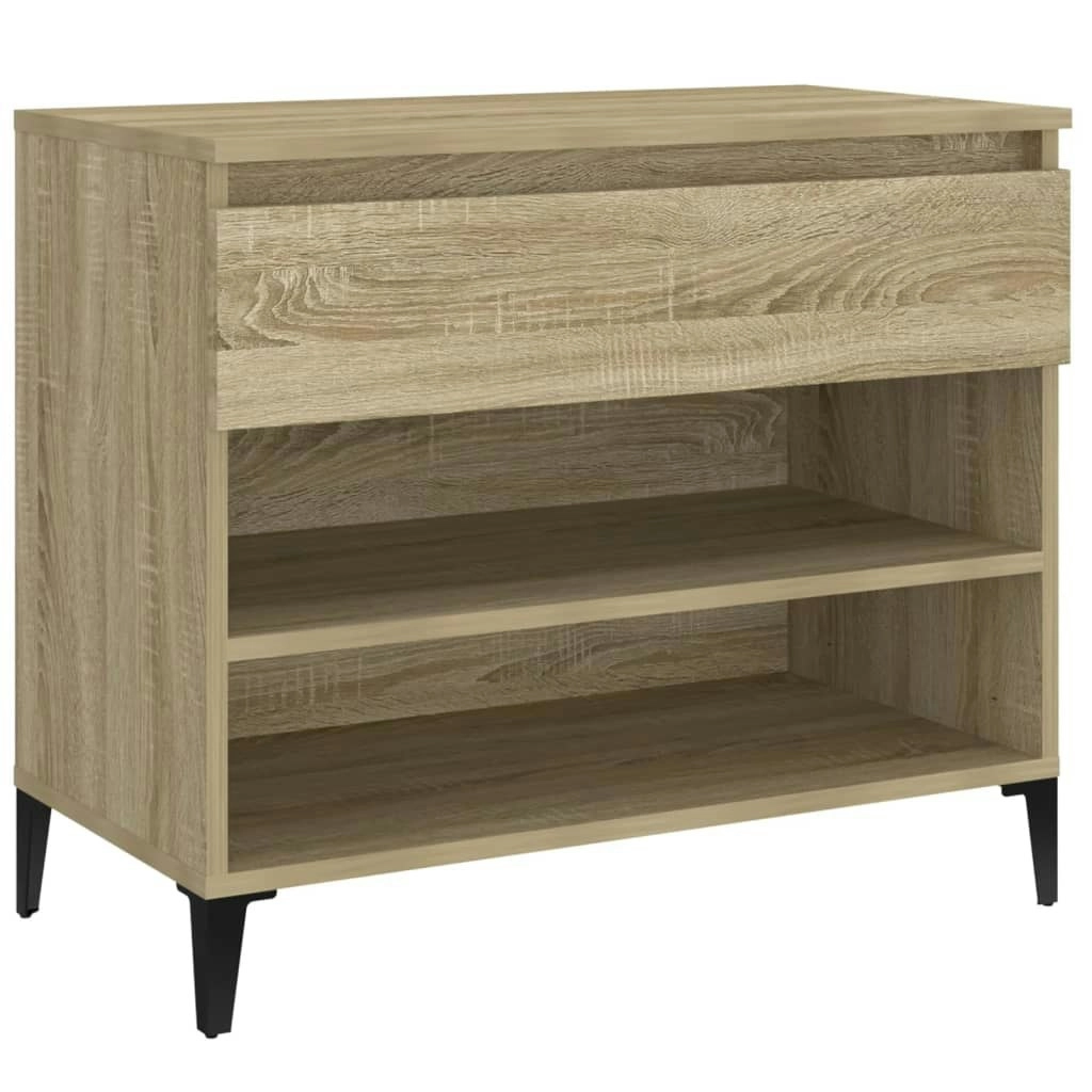 Shoe Cabinet Sonoma Oak 70x36x60 cm Engineered Wood 819767