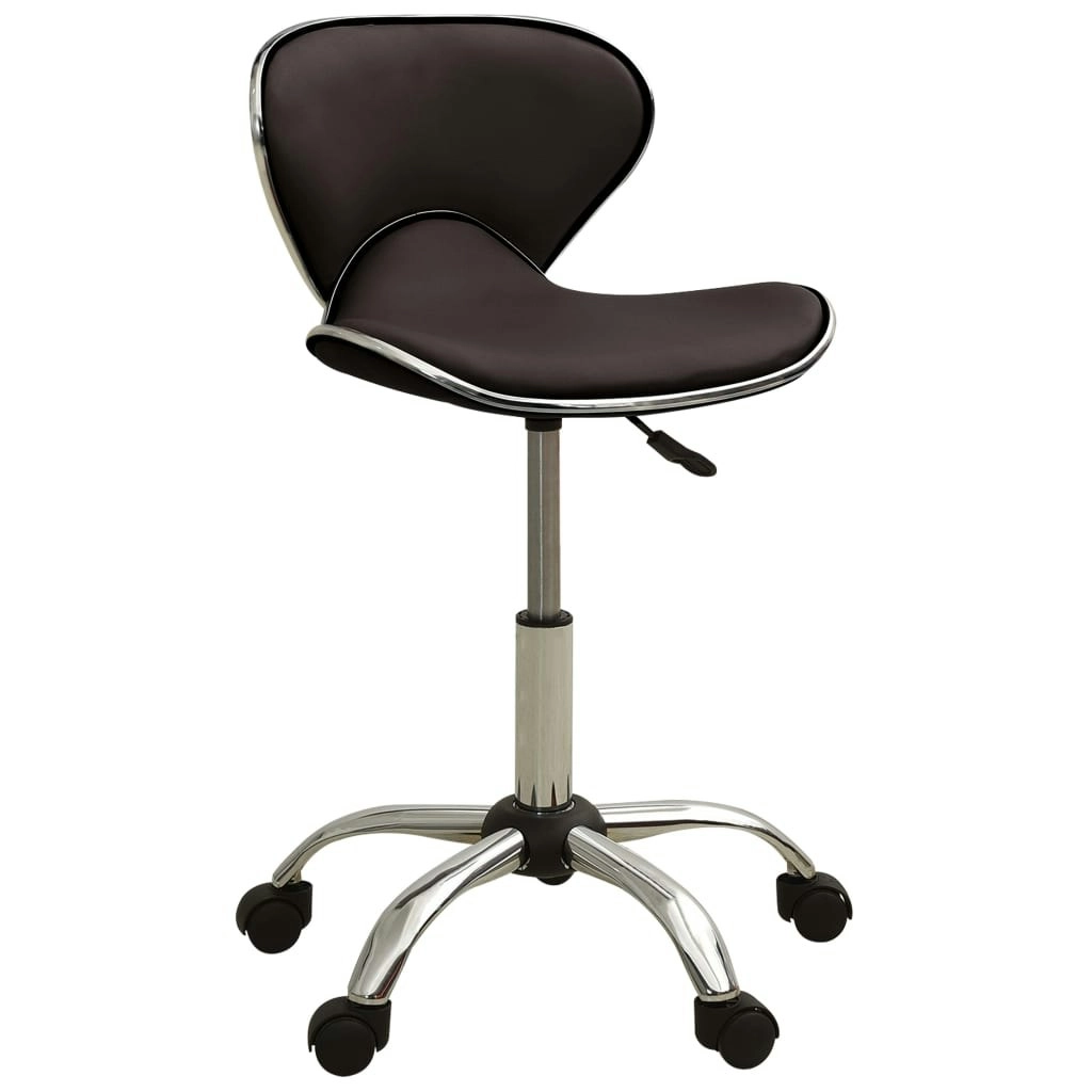 Office Chair Brown Faux Leather 3088628