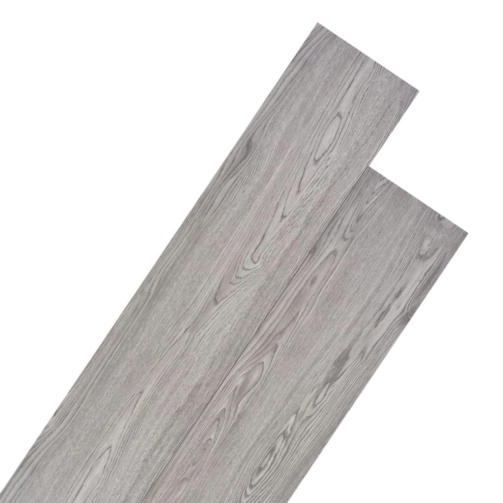 Non Self-adhesive PVC Flooring Planks 5.26 mÂ² 2 mm Dark Grey 245168