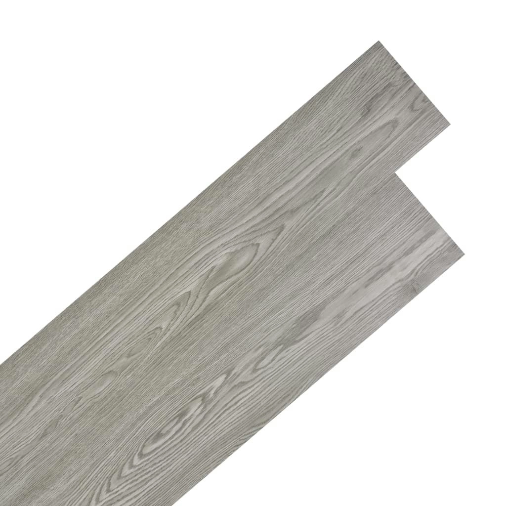 Self-adhesive PVC Flooring Planks 5.02 mÂ² 2 mm Dark Grey 245176