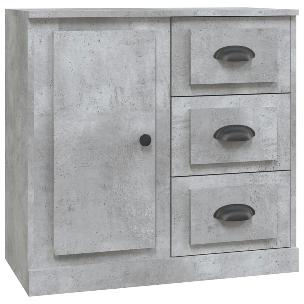 Sideboard Concrete Grey 70x35.5x67.5 cm Engineered Wood 816196