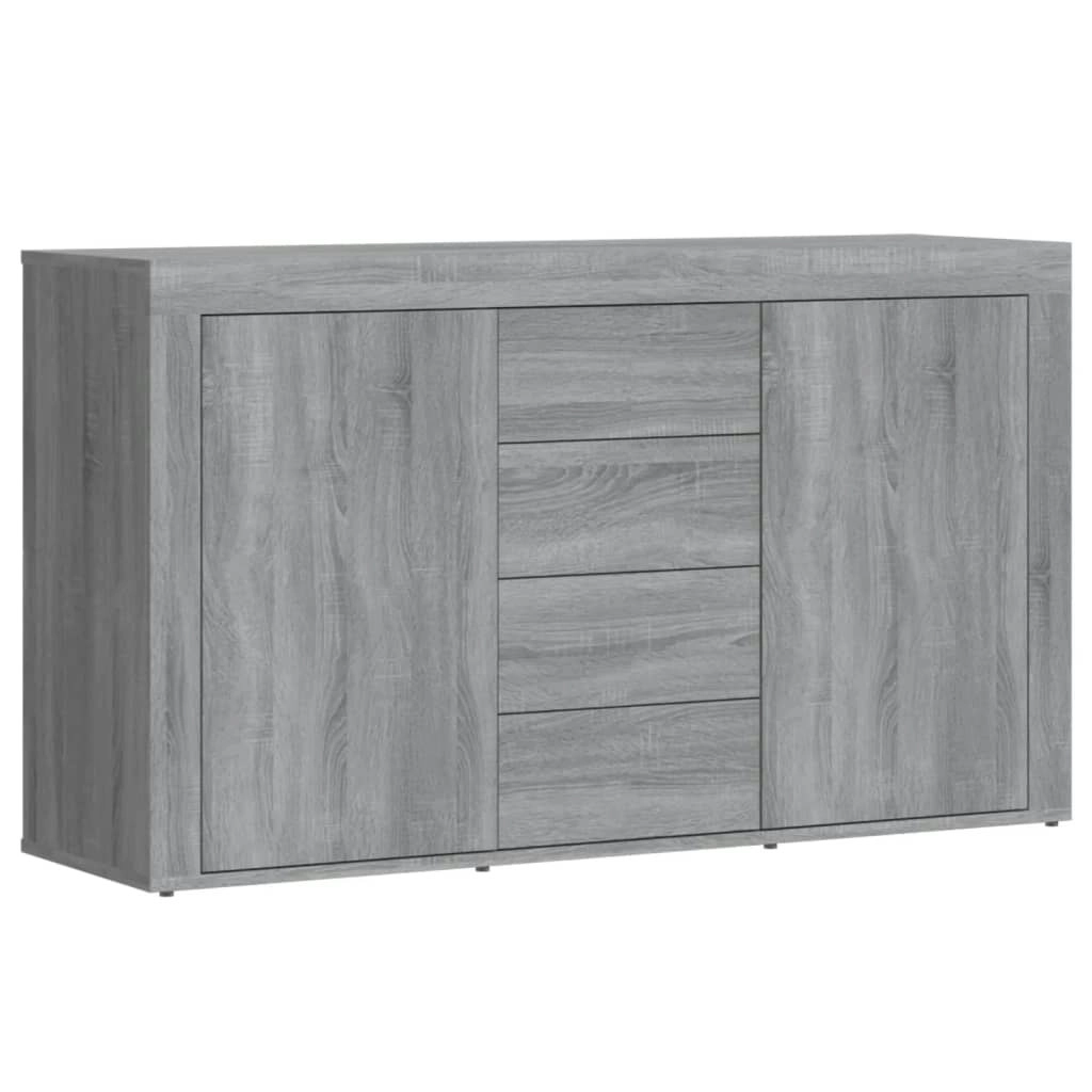 Sideboard Grey Sonoma 120x36x69 cm Engineered Wood 815493