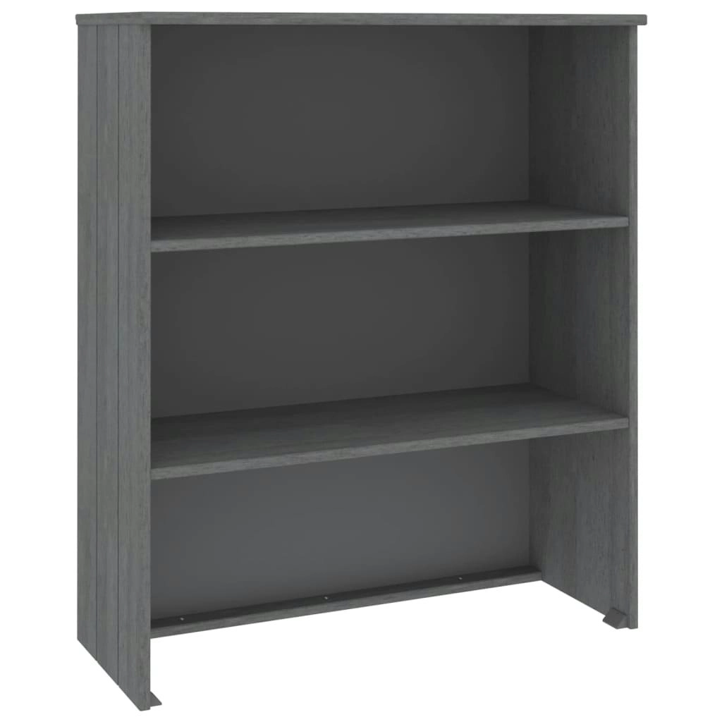 Top for Highboard"HAMAR" Dark Grey 85x35x100cm Solid Wood Pine 340510