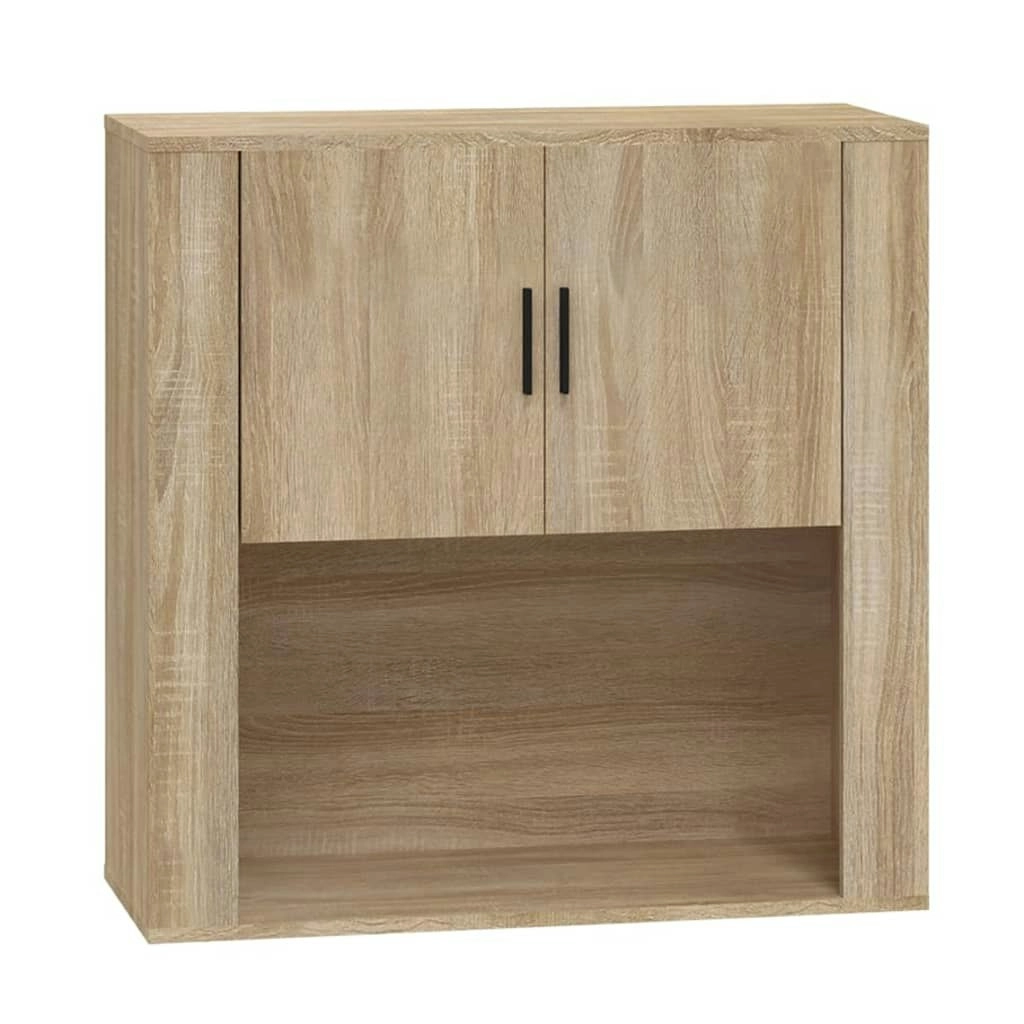 Wall Cabinet Sonoma Oak 80x33x80 cm Engineered Wood 816587