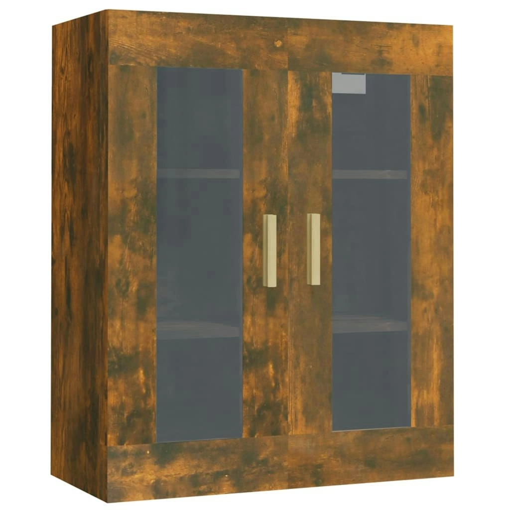 Hanging Wall Cabinet Smoked Oak 69.5x34x90 cm 817387