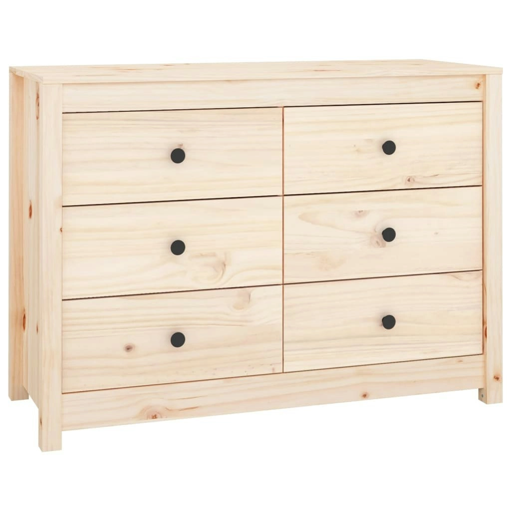 Side Cabinet 100x40x72 cm Solid Wood Pine 821764