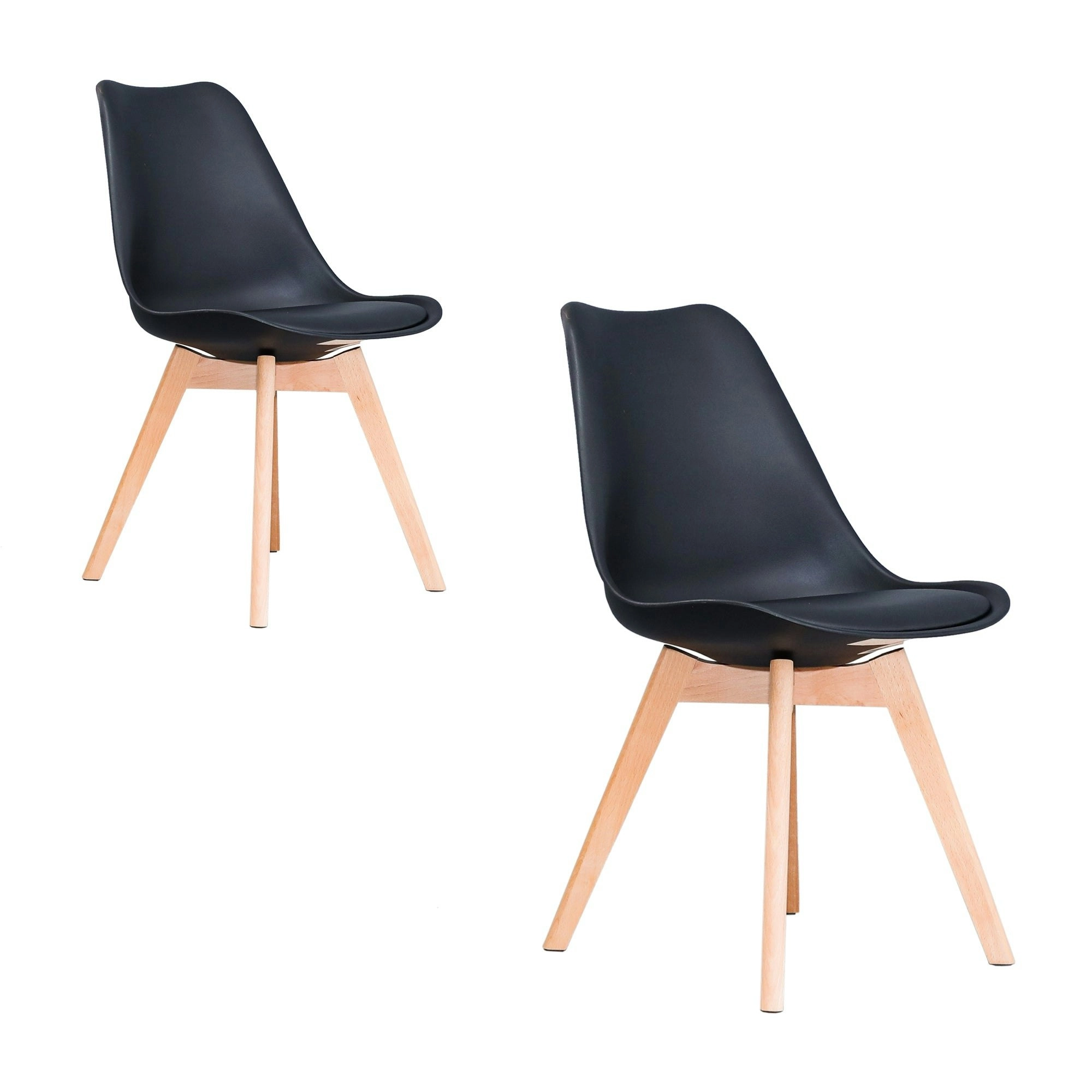 Lucian Set of 2 Dining Chair Black