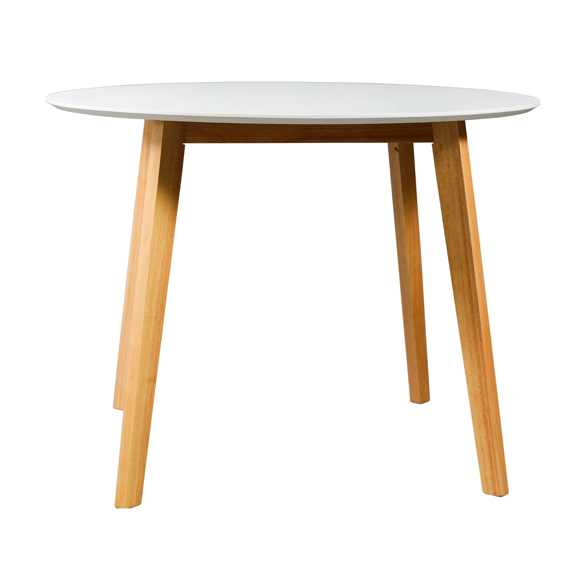 Toto 100cm Round Dining Table White