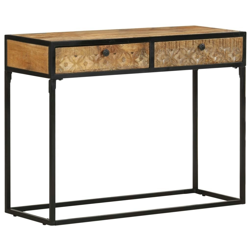 Console Table 100x35x75 cm Solid Mango Wood 321713