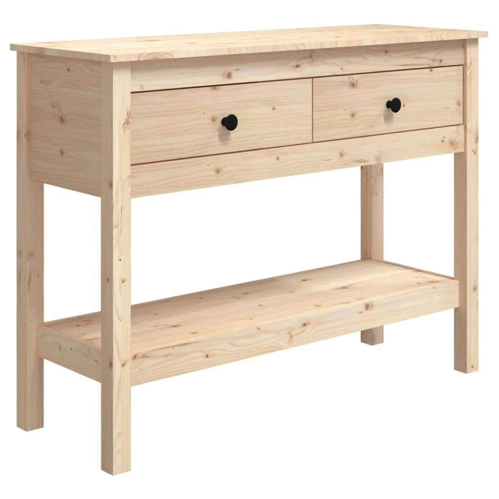 Console Table 100x35x75 cm Solid Wood Pine 814624