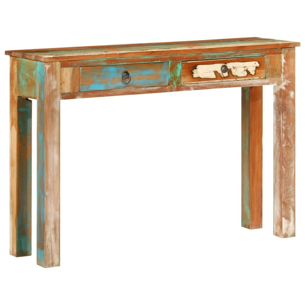 Console Table 110x30x75 cm Solid Wood Reclaimed 352781