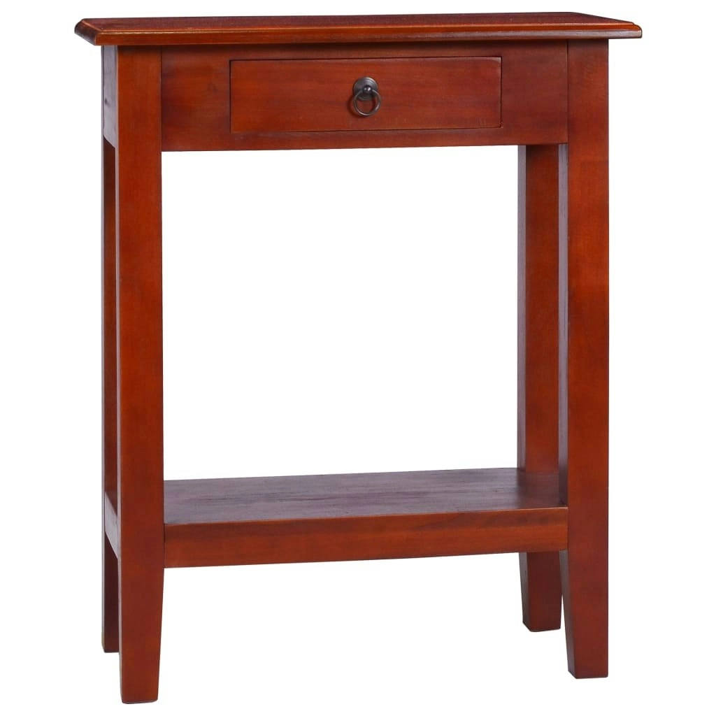 Console Table Classical Brown 60x30x75 cm Solid Mahogany Wood 288874