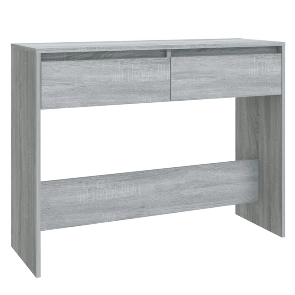 Console Table Grey Sonoma 100x35x76.5 cm Engineered Wood 813036