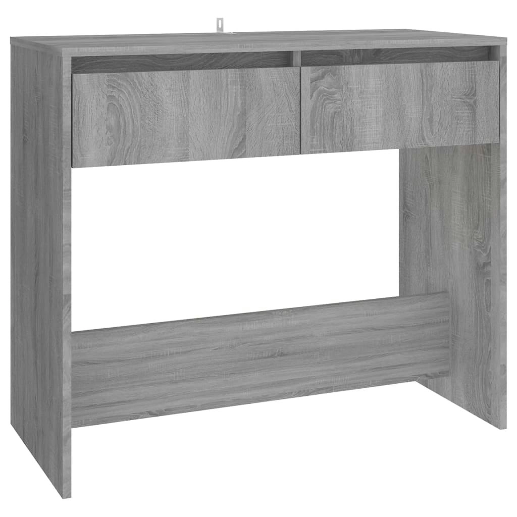 Console Table Grey Sonoma 89x41x76.5 cm Engineered Wood 813000