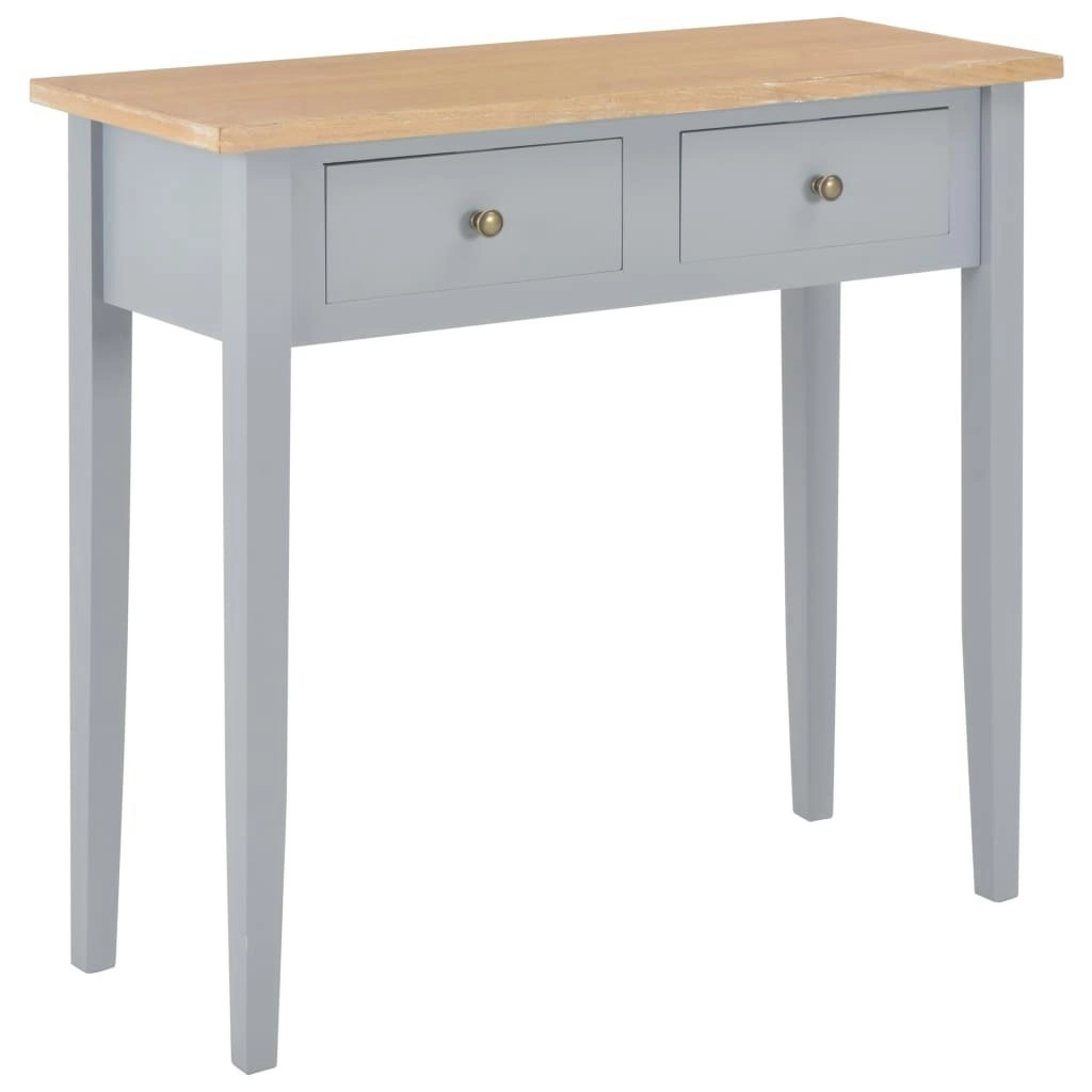 Dressing Console Table Grey 79x30x74 cm Wood 280054