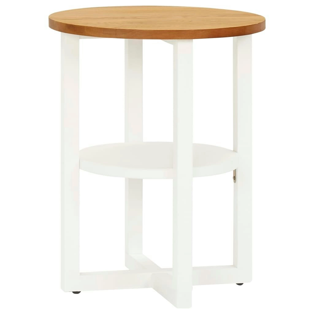 Lamp Table 40x50 cm Solid Oak Wood 289216