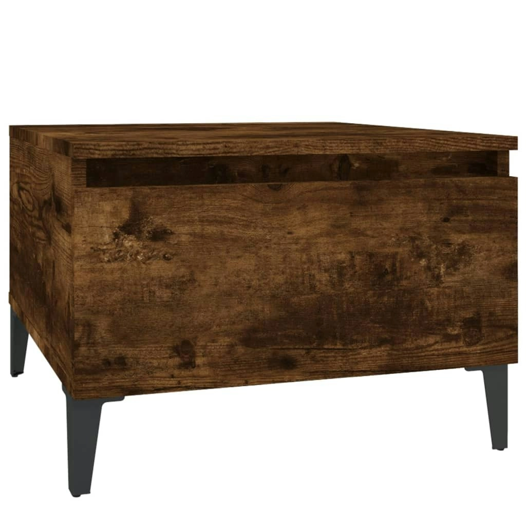 Side Table Smoked Oak 50x46x35 cm Engineered Wood 819526