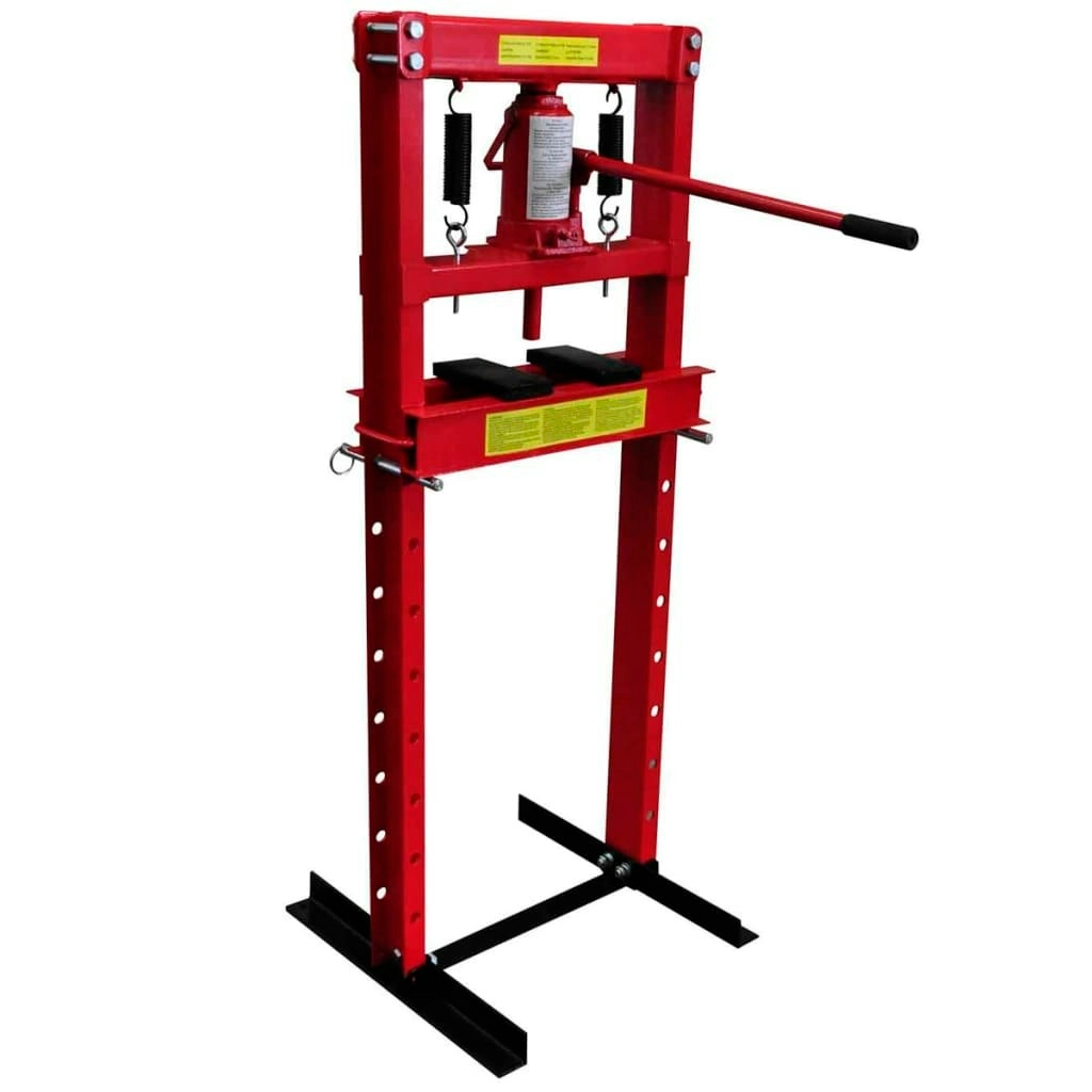 12-ton Hydraulic Floor Shop Press Heavy Duty 140208