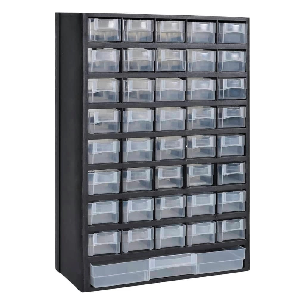 41-Drawer Plastic Storage Cabinet Tool Box 140305