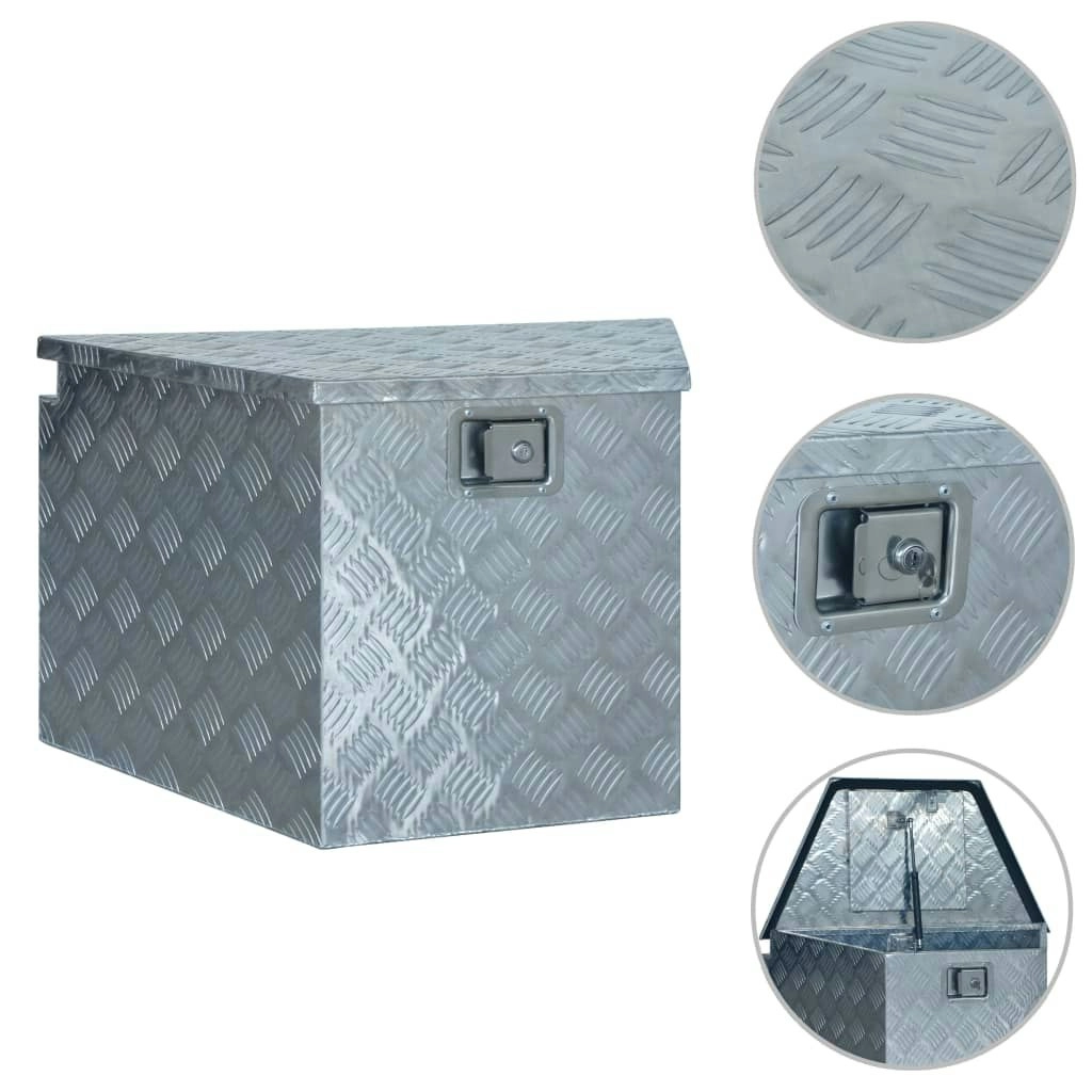 Aluminium Box 737/381x410x460 mm Silver 144844