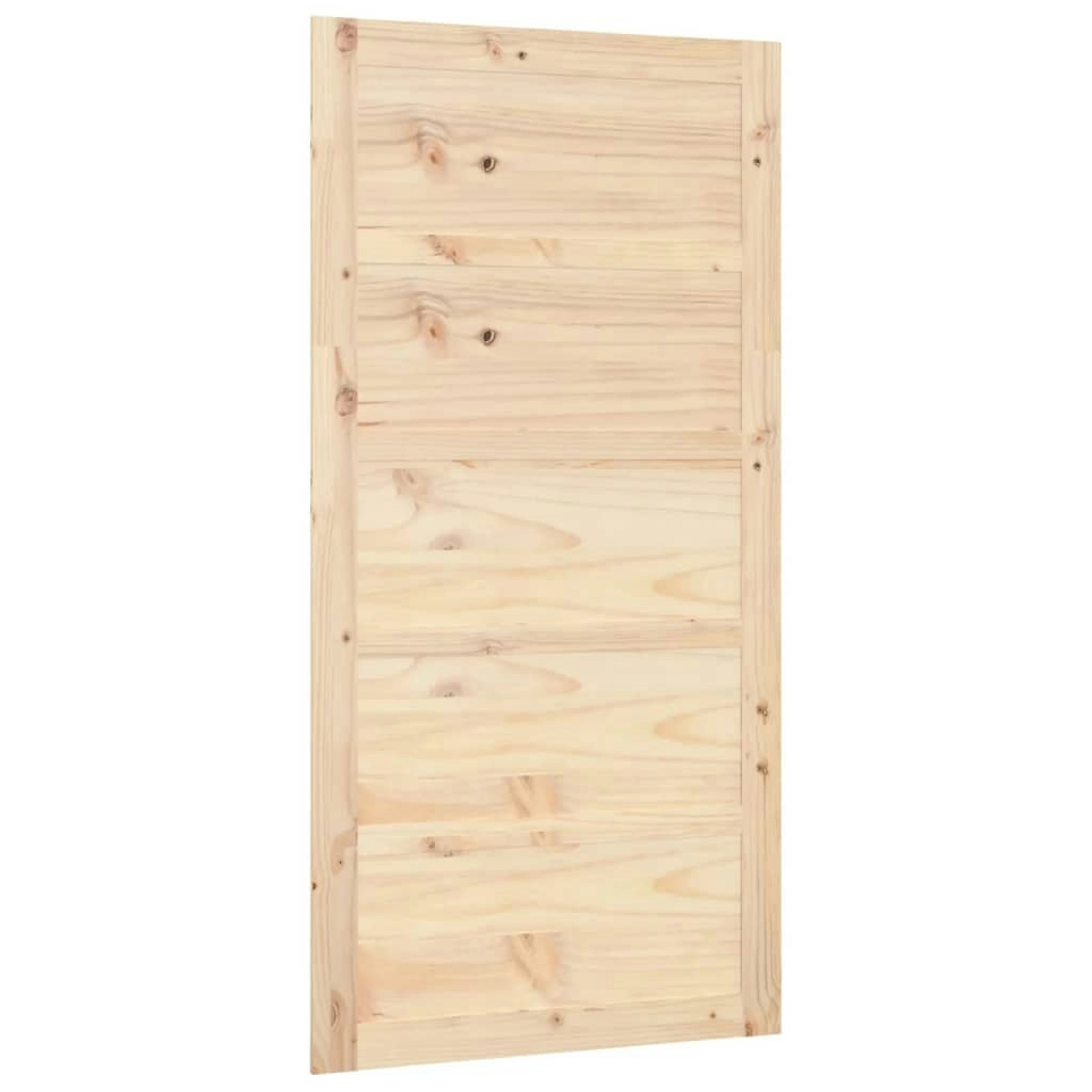 Barn Door 100x1.8x204.5 cm Solid Wood Pine 824623