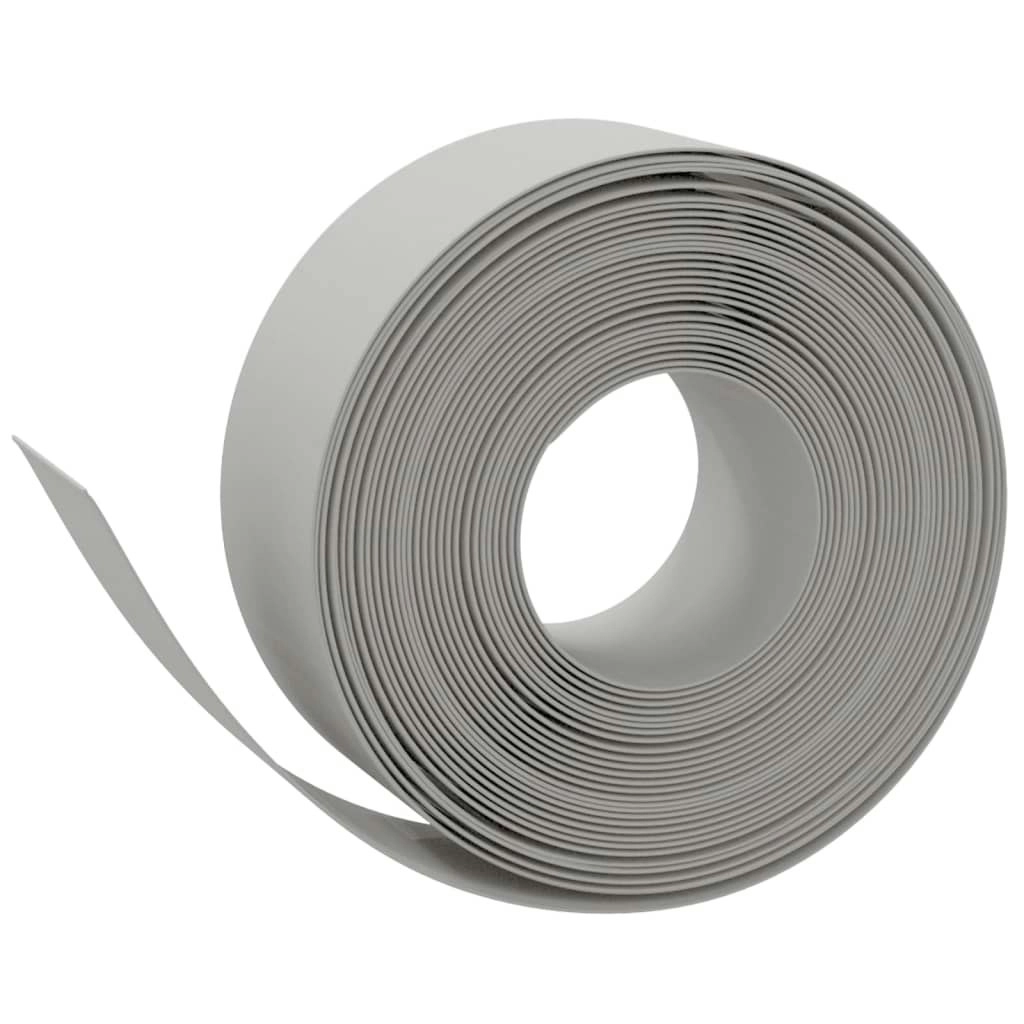 Garden Edging Grey 10 m 20 cm Polyethylene 154399