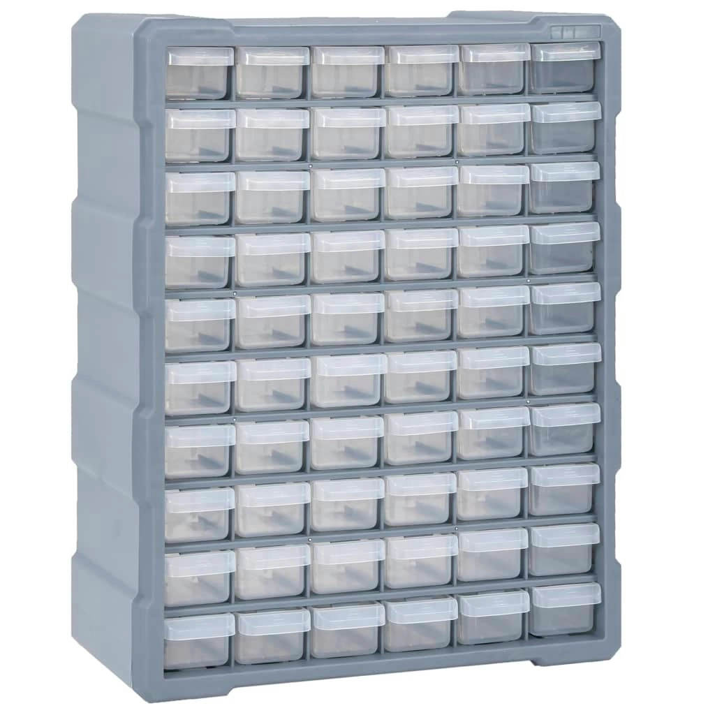 Multi-drawer Organiser with 60 Drawers 38x16x47.5 cm 147588