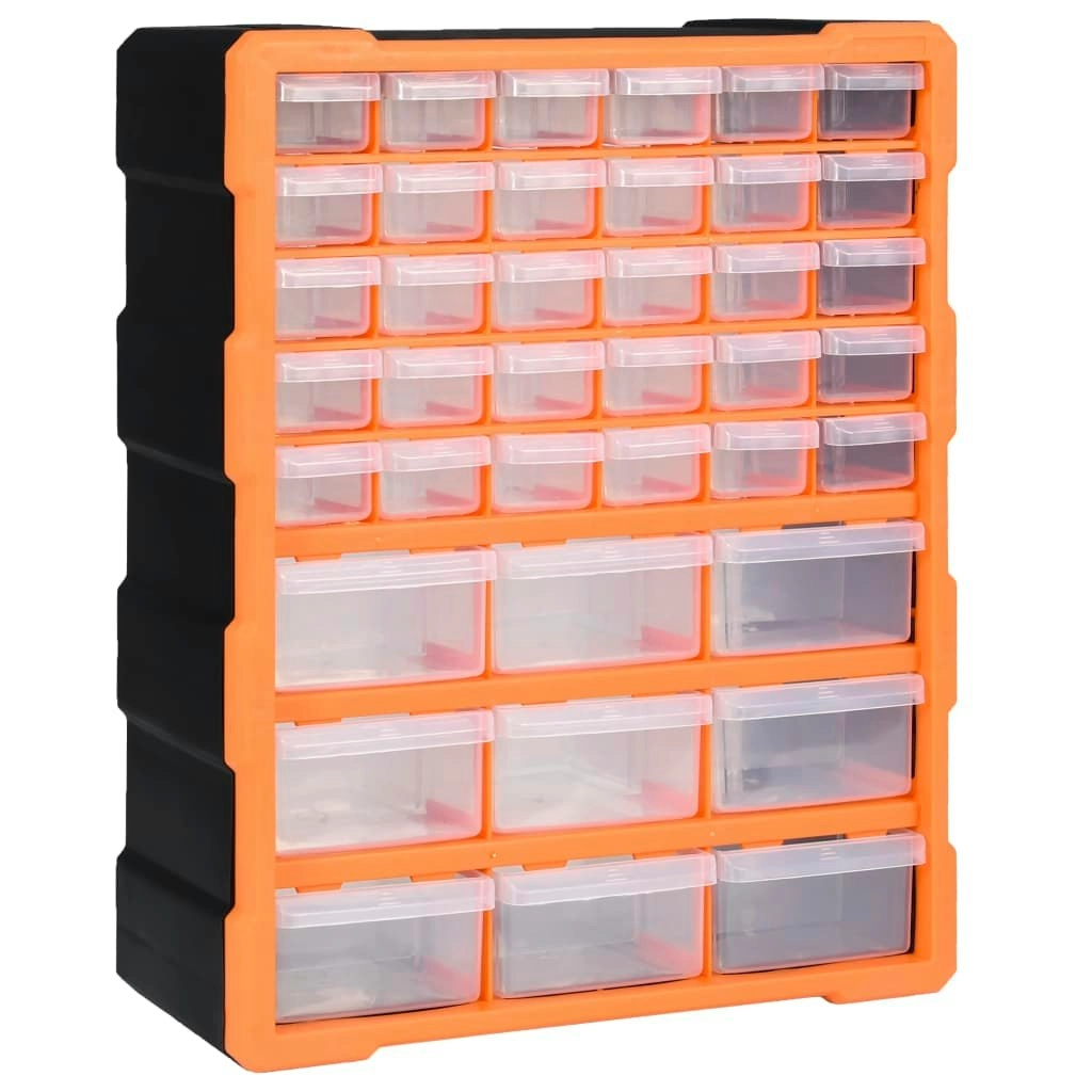 Multi-drawer Organiser with 39 Drawers 38x16x47 cm 147585