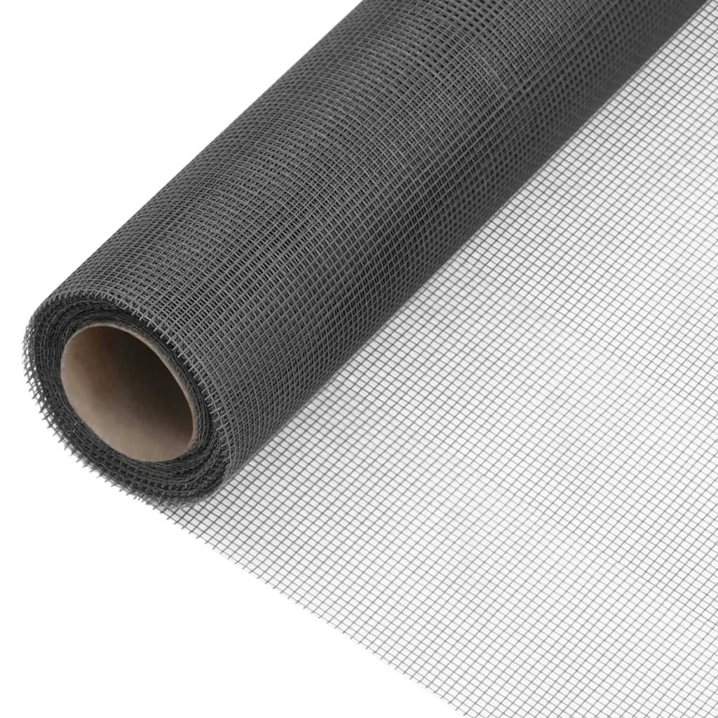 Mesh Screen Fiberglass 112x1000 cm Black 150863