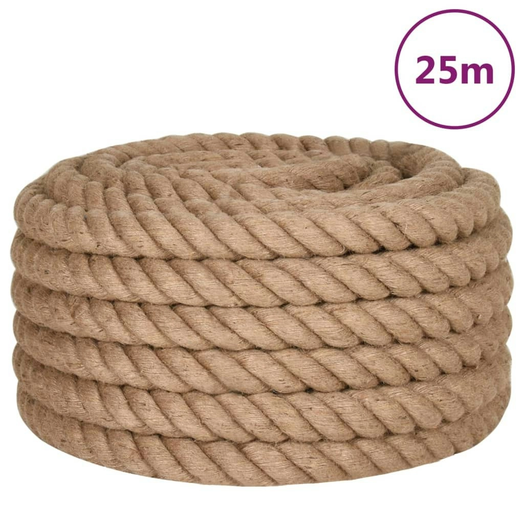 Jute Rope 25 m Long 40 mm Thick 153777