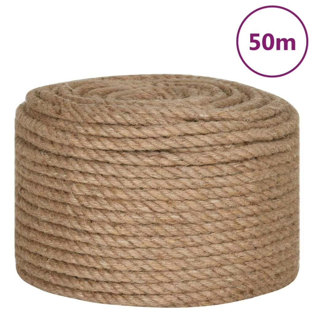 Jute Rope 50 m Long 10 mm Thick 153749