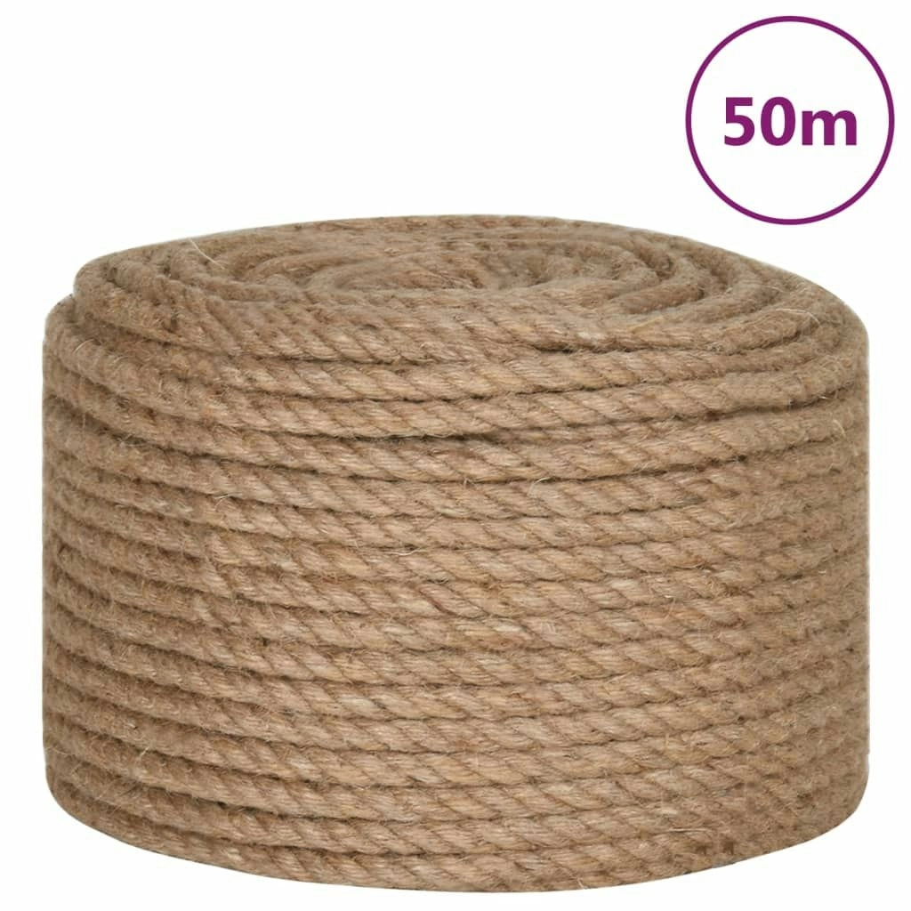 Jute Rope 50 m Long 12 mm Thick 153754