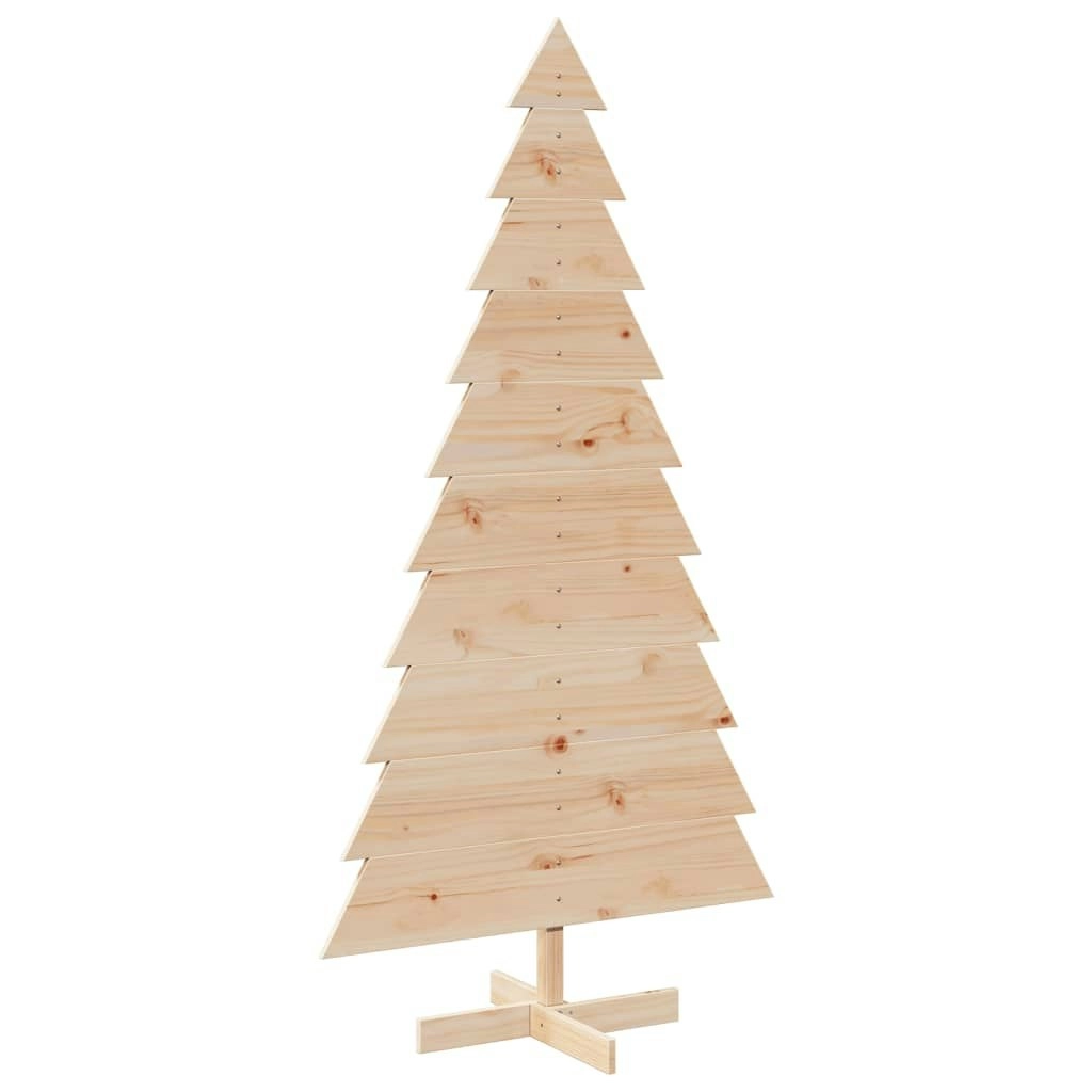 Wooden Christmas Tree for Decoration 180 cm Solid Wood Pine 858195