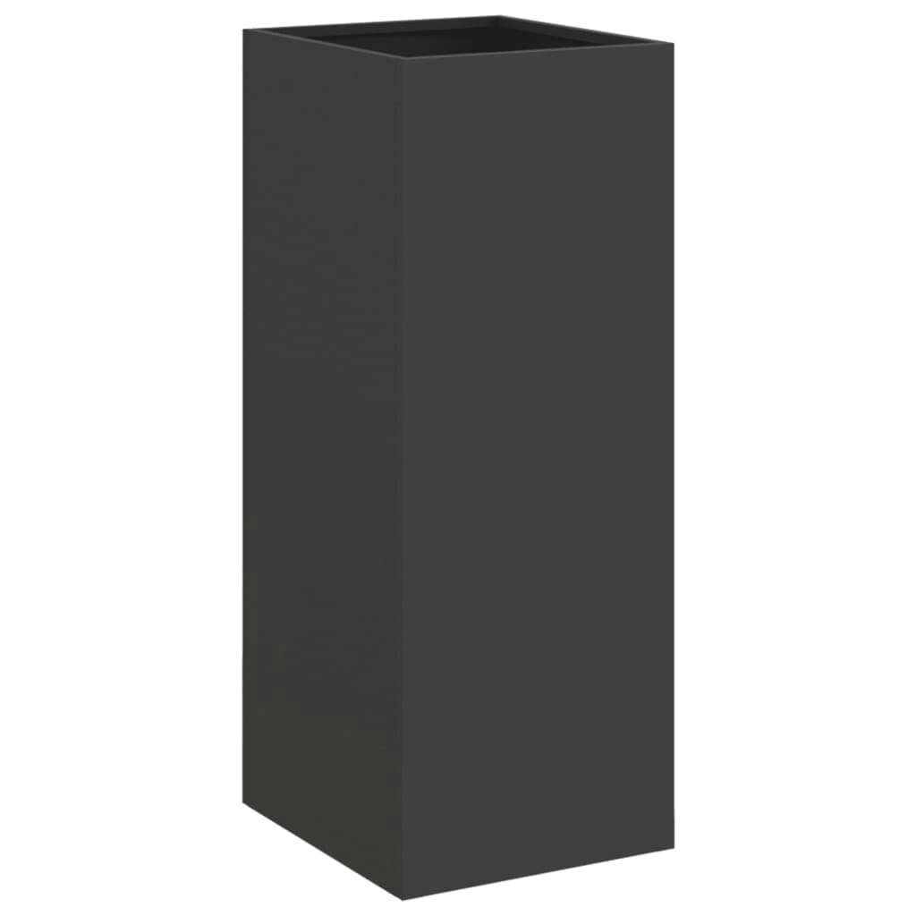 Planter Black 32x29x75 cm Cold-rolled Steel 841571