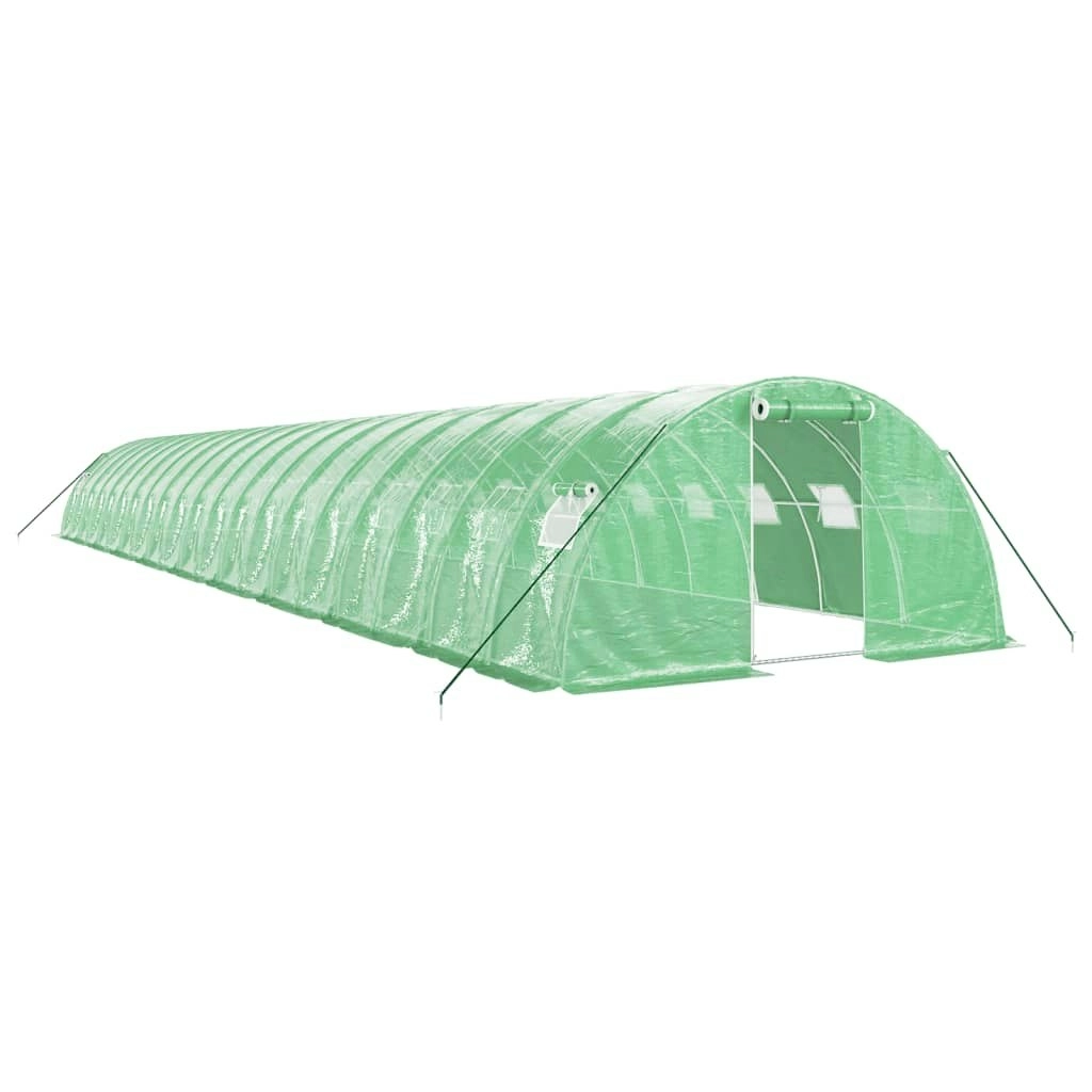 Greenhouse with Steel Frame Green 80 mÂ² 20x4x2 m 3188069