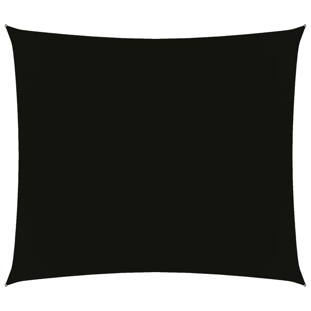 Sunshade Sail Oxford Fabric Rectangular 2.5x3 m Black 135755