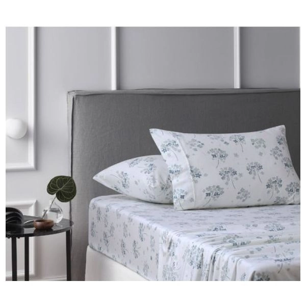 Flower Bunch Light Blue Cotton Flannelette Sheet Set by Accessorize